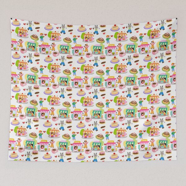 Item preview, Floating Coffee Break Seamless  designed and sold by KJackArtwork.