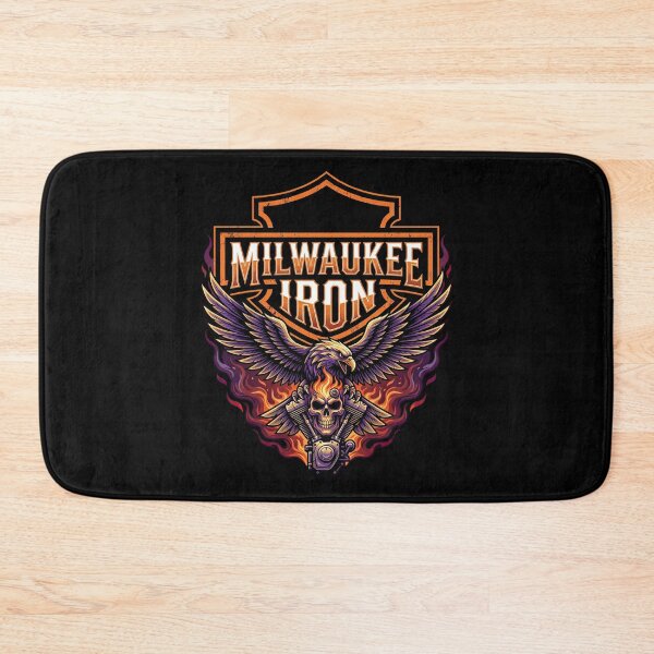 Item preview, Milwaukee Iron Harley Davidson Custom Bike Lifestyle Artwork designed and sold by enzoade.
