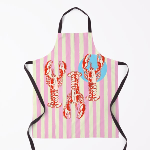 Item preview, Trendy Lobster Sunset with Pink Stripes Coastal designed and sold by MaiZephyr.