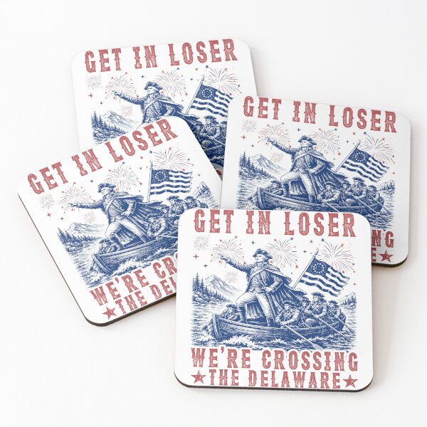 Item preview, 4th of July Get in Loser We're Crossing The Delaware designed and sold by schoolofbullies.