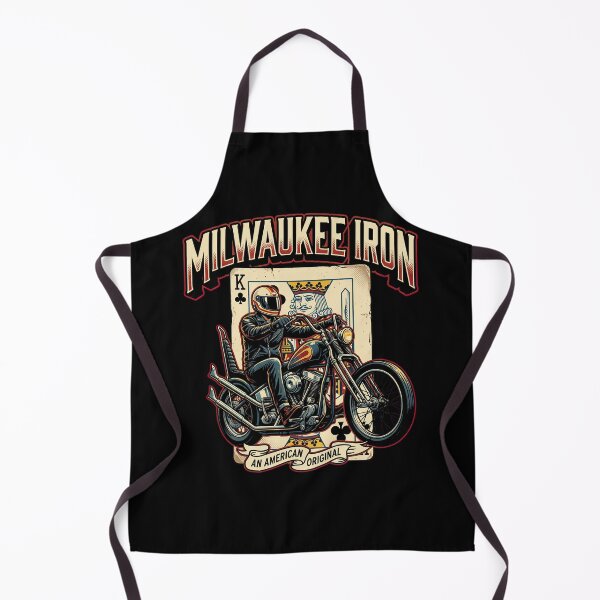 Item preview, Milwaukee Iron Harley Davidson American Biker Illustration designed and sold by enzoade.