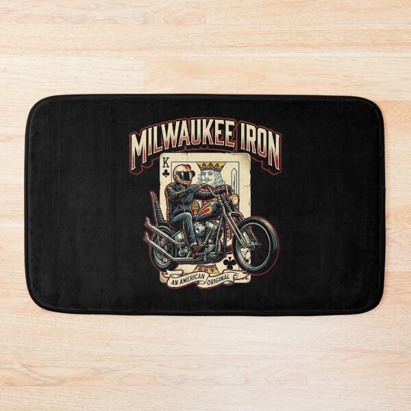 Item preview, Milwaukee Iron Harley Davidson American Biker Illustration designed and sold by enzoade.