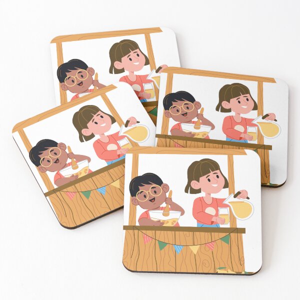 Item preview, Lemonade Stand Kids Selling Cartoon designed and sold by ArtStudioUA.