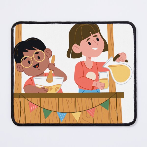 Item preview, Lemonade Stand Kids Selling Cartoon designed and sold by ArtStudioUA.