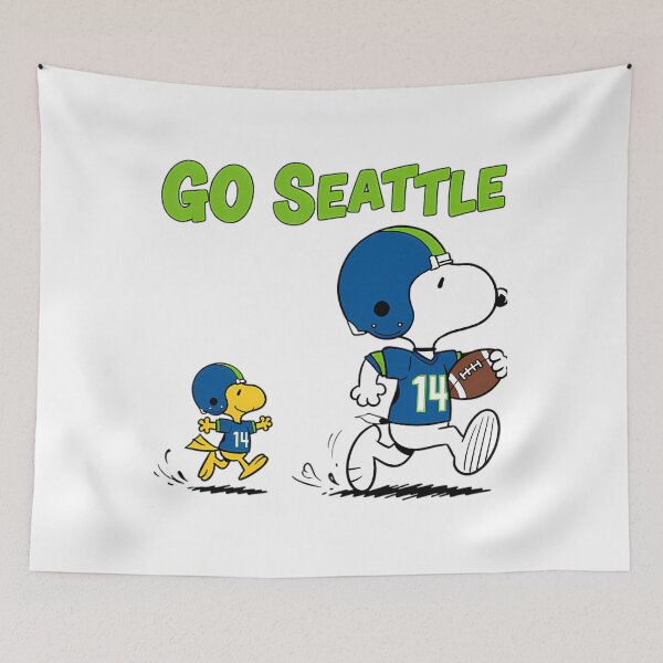 Item preview, Seattleoopy Seahawks Snoopy And Woodstock  designed and sold by rakasinatra.