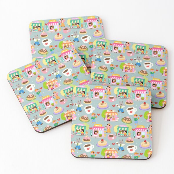 Item preview, Floating Coffee Break Seamless  designed and sold by KJackArtwork.