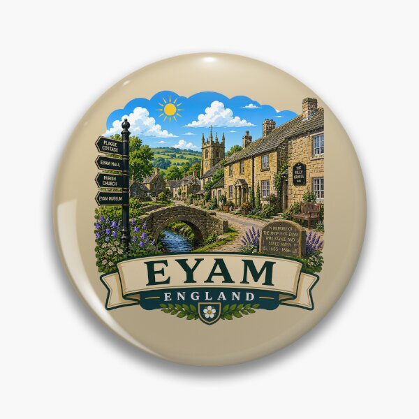 Item preview, Eyam, England designed and sold by Myra365Art.