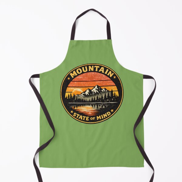 Item preview, Mountain State of Mind Retro Nature Design designed and sold by PMDesignStudio.