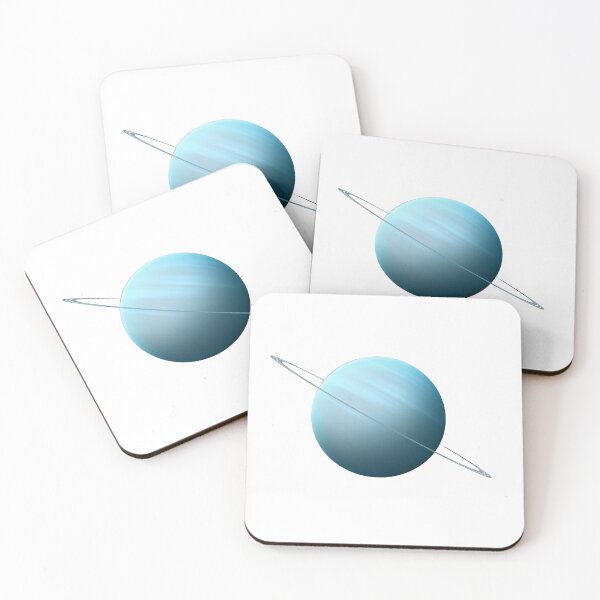 Item preview, Planet Uranus Sticker - Realistic Space Art designed and sold by fnbsplanet.