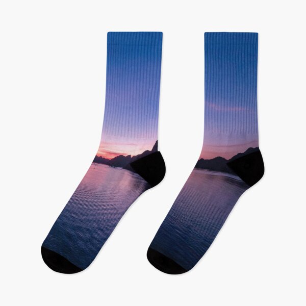 Item preview, Sunset over Ha Long Bay - Golden Hour | Majestic Vietnam Seascape Art designed and sold by Ross.A.Campbell.