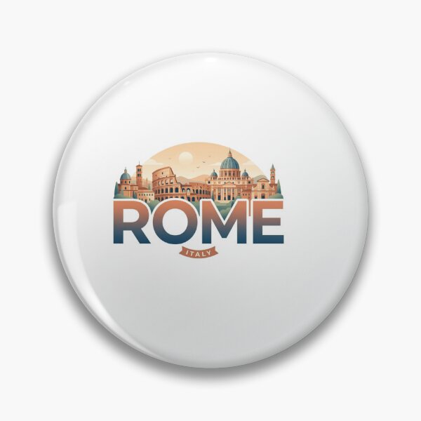 Item preview, Rome Mediterranean Skyline Sticker designed and sold by Imaginarium of Chaos falcon88 .