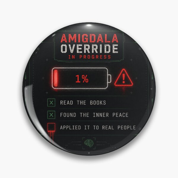 Item preview, Amigdala Override In Progress | Cyberpunk Lizard Brain Design designed and sold by InnerwayStudio.