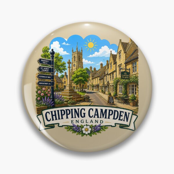 Item preview, Chipping Campen, England Cotswolds Village designed and sold by Myra365Art.