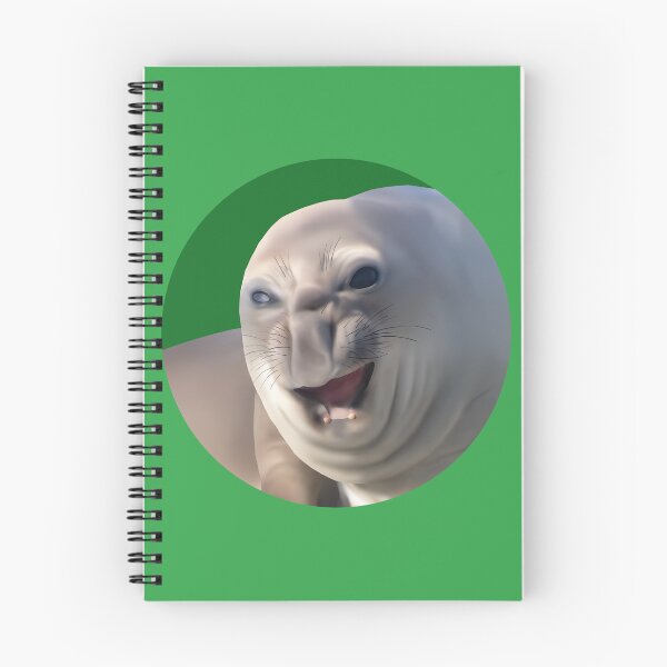 Item preview, Grumpy Ihupuku (Elephant Seal) on Green designed and sold by GivernyKate.