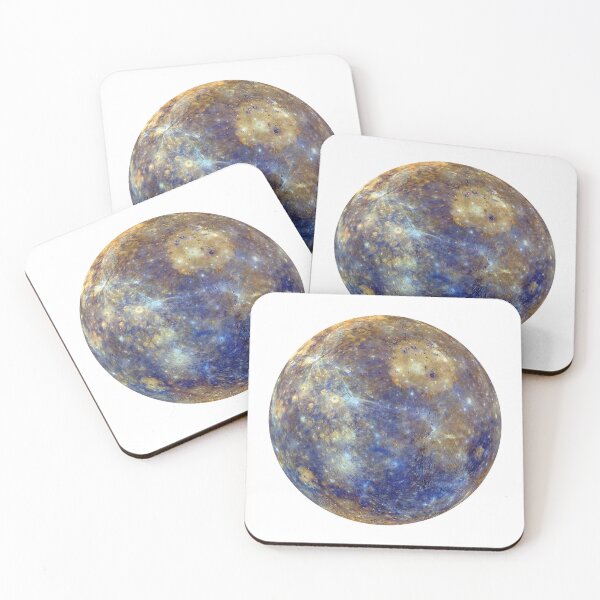 Item preview, Planet Mercury Sticker - Realistic Space Art designed and sold by fnbsplanet.