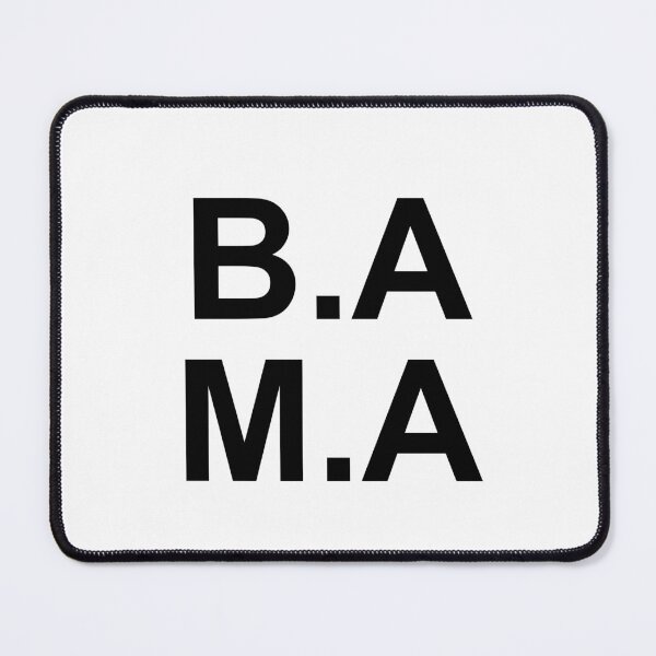 Item preview, B.A M.A - print designed and sold by ariksworld.