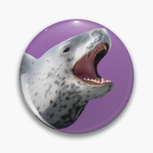 Item preview, Leopard Seal Yawn on Purple designed and sold by GivernyKate.