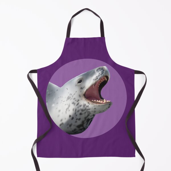 Item preview, Leopard Seal Yawn on Purple designed and sold by GivernyKate.