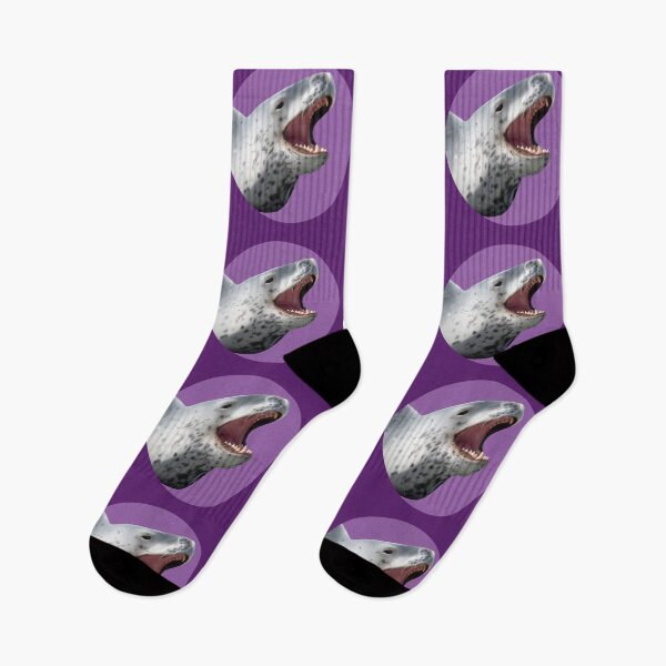 Item preview, Leopard Seal Yawn on Purple designed and sold by GivernyKate.