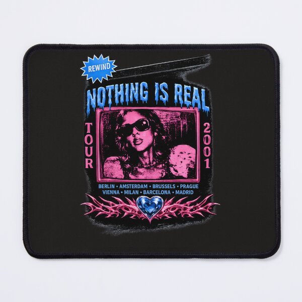 Item preview, Nothing Is Real Y2K Tour Poster Design designed and sold by PMDesignStudio.