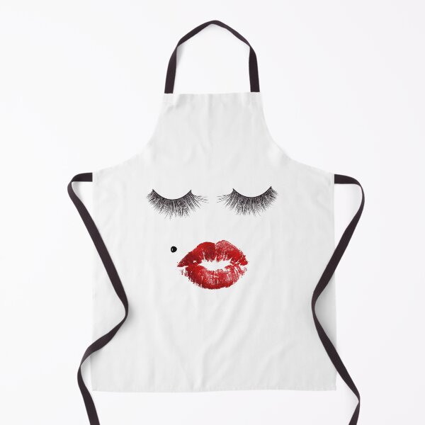 Item preview, black eyelashes and red lip designed and sold by PKK007.