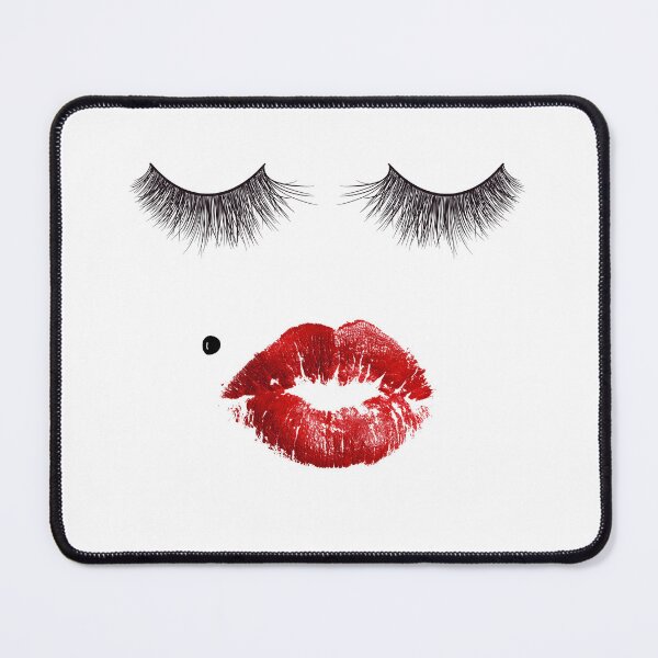 Item preview, black eyelashes and red lip designed and sold by PKK007.