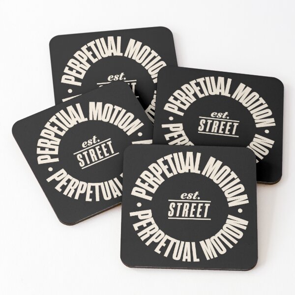 Item preview, Perpetual Motion Retro Skate Badge Typography Tee Sticker Skateboarder Gift designed and sold by sharifex.