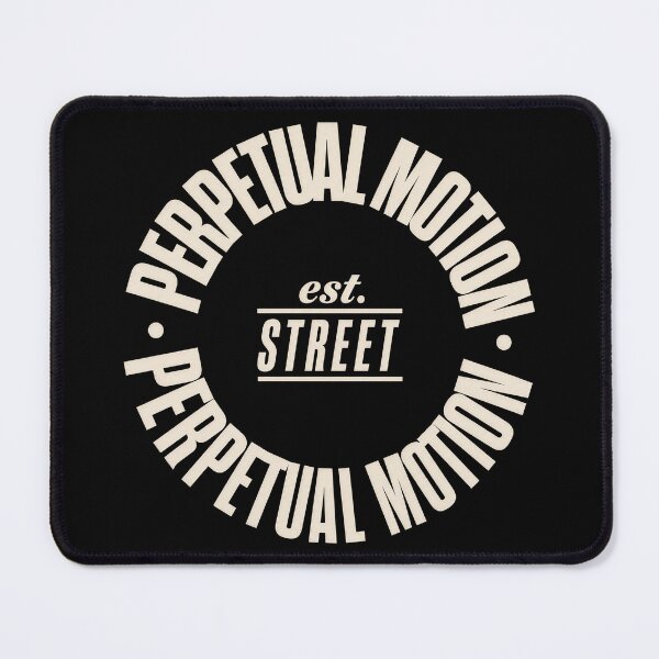 Item preview, Perpetual Motion Retro Skate Badge Typography Tee Sticker Skateboarder Gift designed and sold by sharifex.