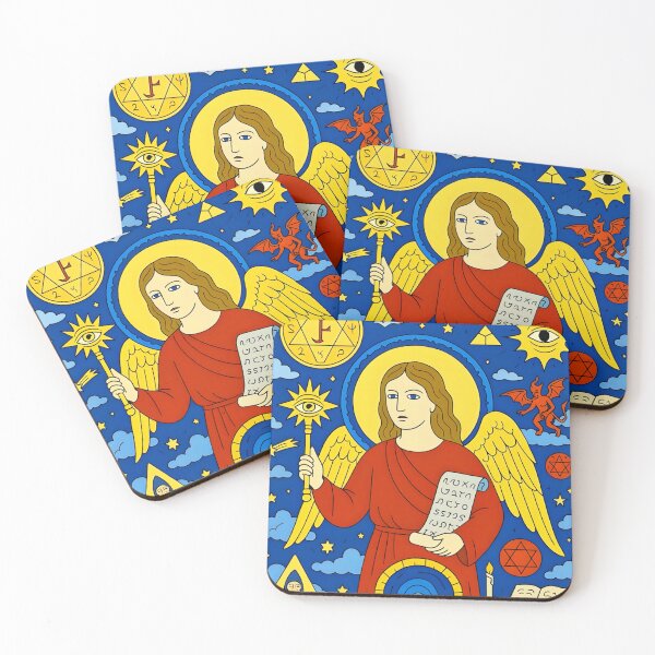 Item preview, Archangel Celestial Symbolic Illustration designed and sold by Peac7e.