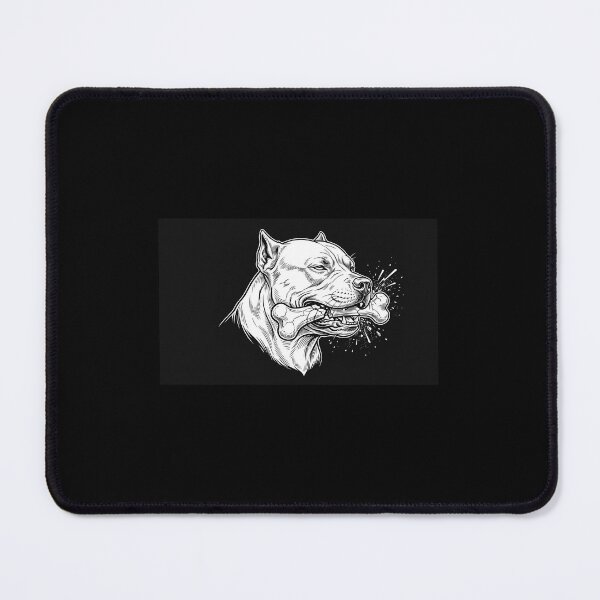 Item preview, Powerful Pitbull Bone Crusher - White Ink Style designed and sold by printlume-store.