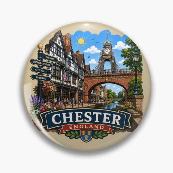 Item preview, Chester, England - Historic Tudor City designed and sold by Myra365Art.