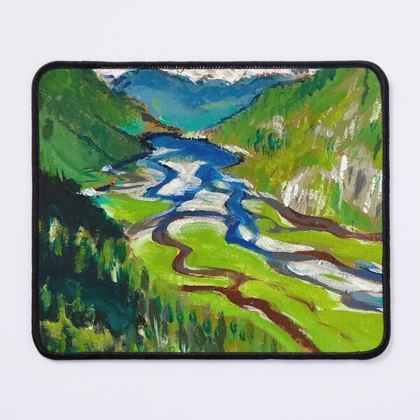 Item preview, Canadian Landscape Mountains, River, Forest designed and sold by helenannestudio.