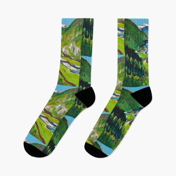 Item preview, Canadian Landscape Mountains, River, Forest designed and sold by helenannestudio.