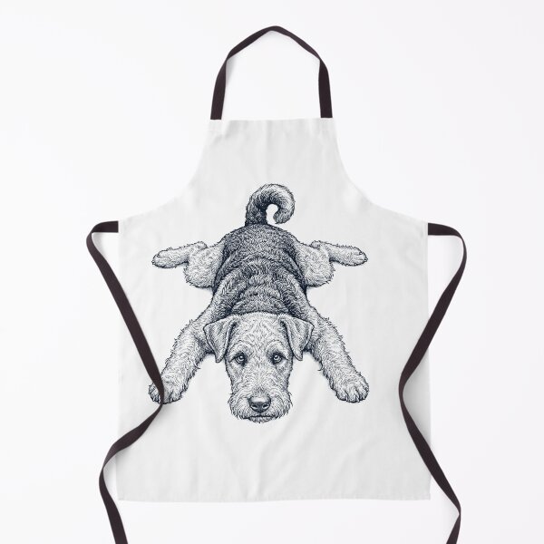 Item preview, Vintage Airedale Terrier Splooting Dog Mom Dad Lover designed and sold by DoodleTortle.