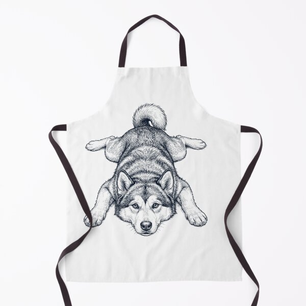 Item preview, Vintage Alaskan Malamute Splooting Dog Mom Dad Lover designed and sold by DoodleTortle.