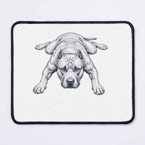 Item preview, Vintage American Staffordshire Terrier Splooting Dog Mom Dad Lover designed and sold by DoodleTortle.