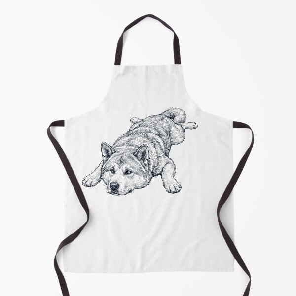 Item preview, Vintage Akita Splooting Dog Mom Dad Lover designed and sold by DoodleTortle.