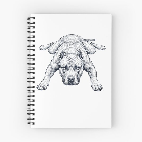 Item preview, Vintage American Staffordshire Terrier Splooting Dog Mom Dad Lover designed and sold by DoodleTortle.