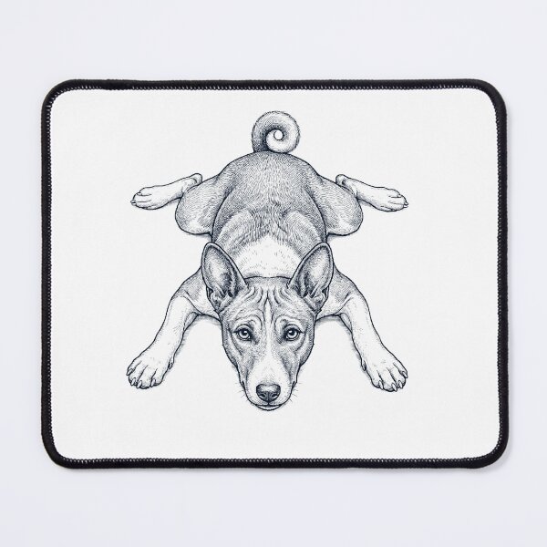 Item preview, Vintage Basenji Splooting Dog Mom Dad Lover designed and sold by DoodleTortle.