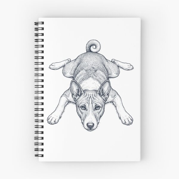Item preview, Vintage Basenji Splooting Dog Mom Dad Lover designed and sold by DoodleTortle.