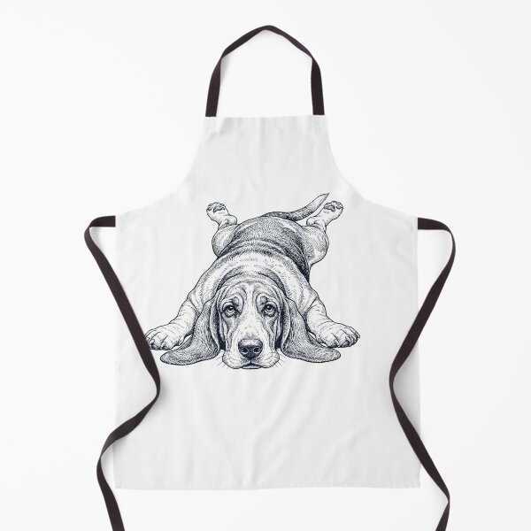 Item preview, Vintage Basset Hound Splooting Dog Mom Dad Lover designed and sold by DoodleTortle.