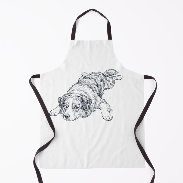Item preview, Vintage Australian Shepherd Splooting Dog Mom Dad Lover designed and sold by DoodleTortle.