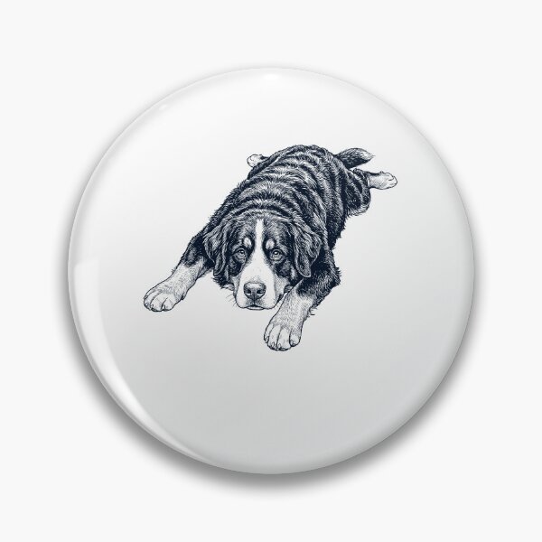 Item preview, Vintage Bernese Mountain Dog Splooting Dog Mom Dad Lover designed and sold by DoodleTortle.