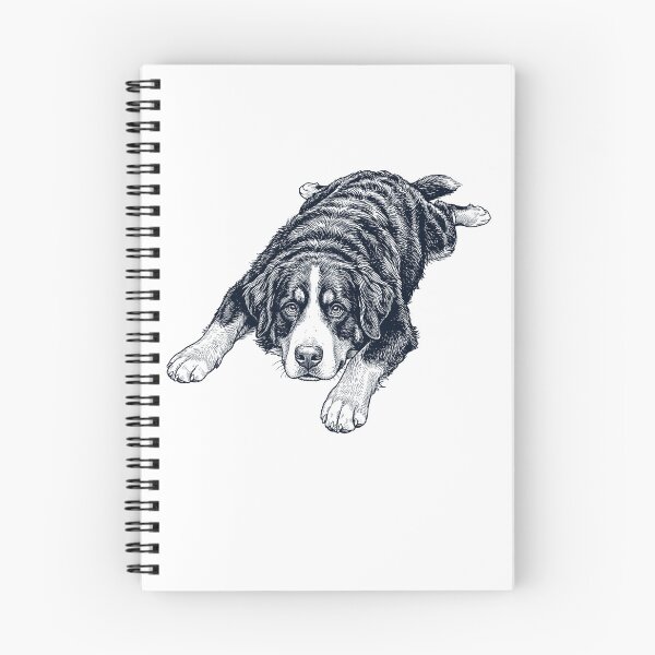Item preview, Vintage Bernese Mountain Dog Splooting Dog Mom Dad Lover designed and sold by DoodleTortle.