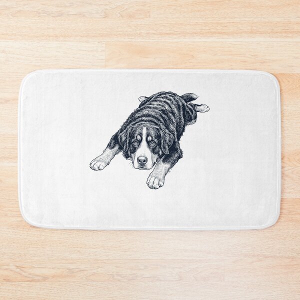 Item preview, Vintage Bernese Mountain Dog Splooting Dog Mom Dad Lover designed and sold by DoodleTortle.