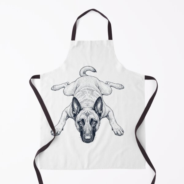 Item preview, Vintage Belgian Malinois Splooting Dog Mom Dad Lover designed and sold by DoodleTortle.