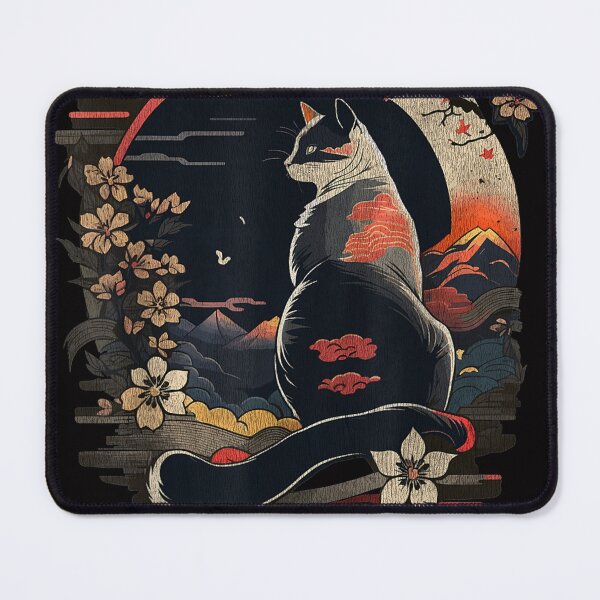 Item preview, Cat Japan Style Funny Cat Gift Retro Vintage Funny Cat designed and sold by valery-kenz.