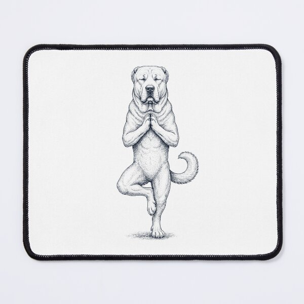 Item preview, Vintage Central Asian Shepherd Dog Yoga Tree Pose Dog Mom Lover designed and sold by TerryConnells.