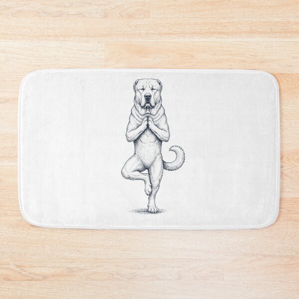 Item preview, Vintage Central Asian Shepherd Dog Yoga Tree Pose Dog Mom Lover designed and sold by TerryConnells.