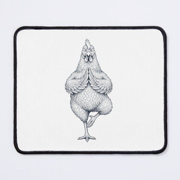 Item preview, Vintage Chicken Yoga Tree Pose Animal Lover designed and sold by TerryConnells.